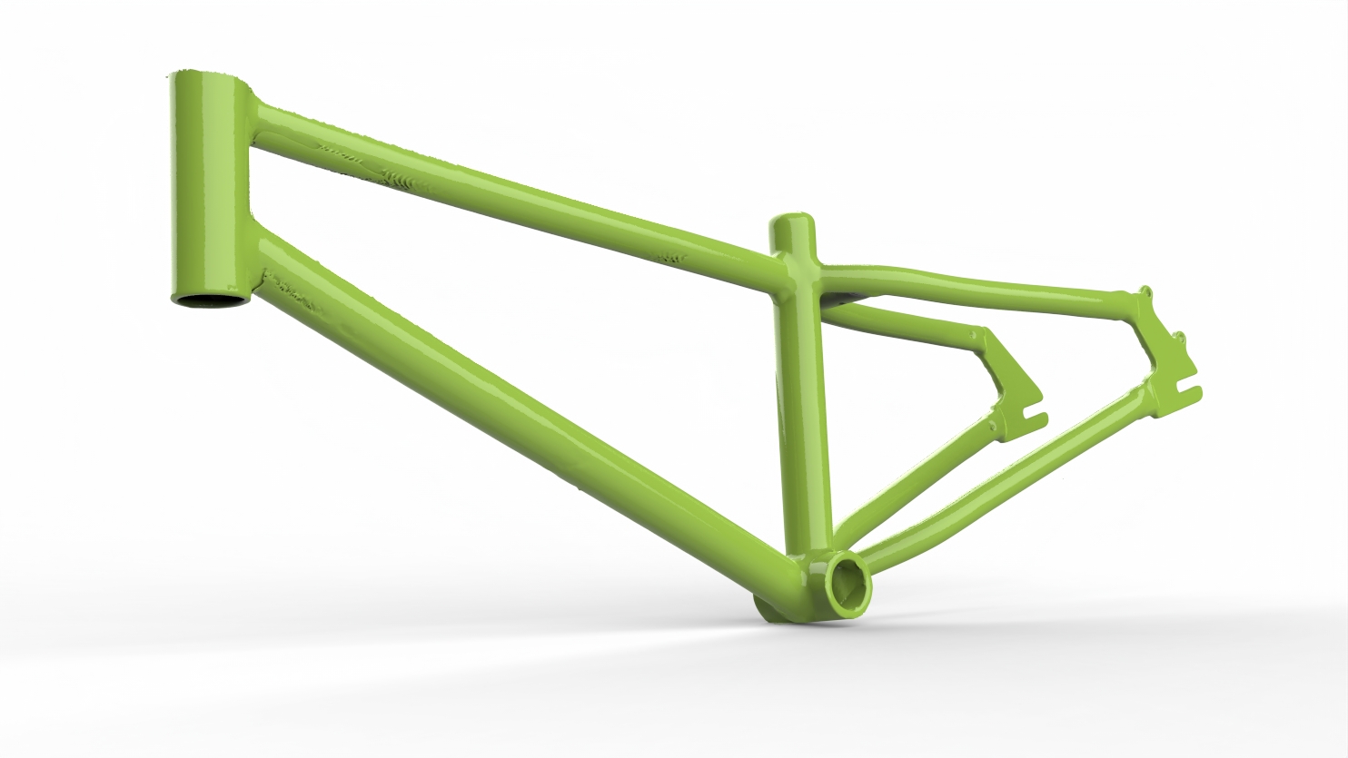 3D Scan eines Fahrradrahmens