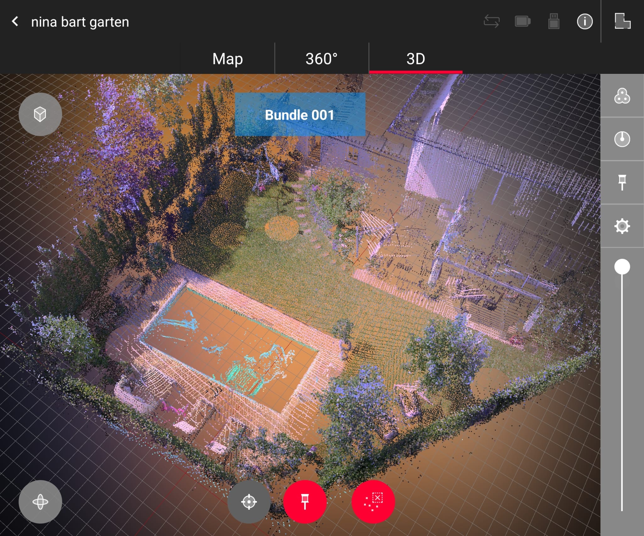 3D Scan für Poolabdeckung