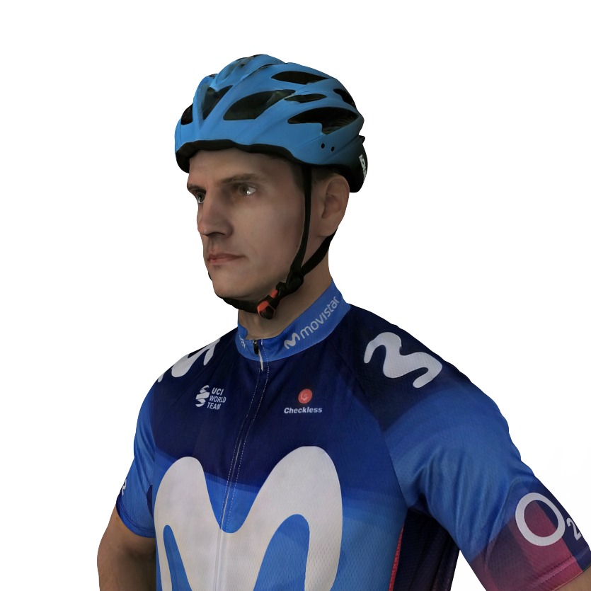 3D Scan eines Fahrradfahrers
