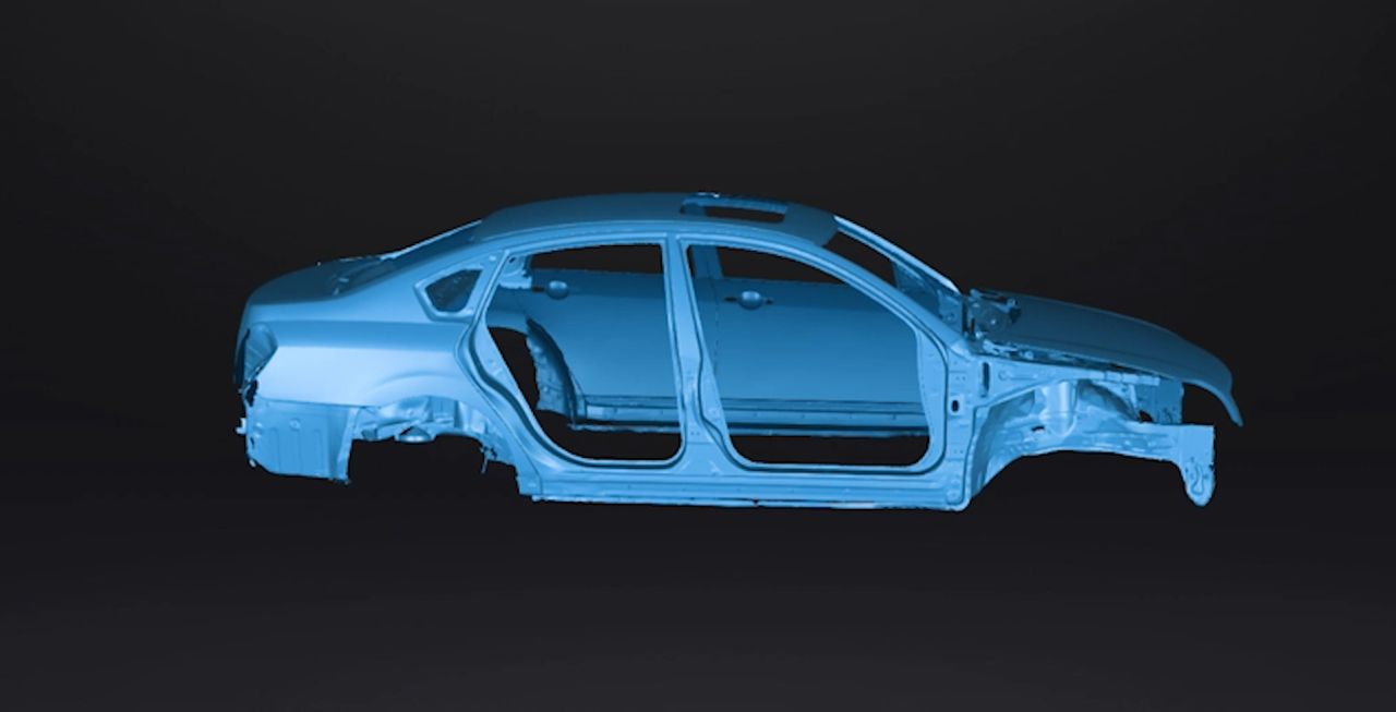 3D Scan Autokarrosserie