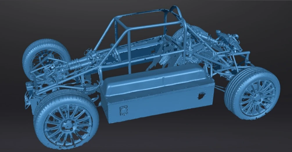 3D Scan eines EV Buggy
