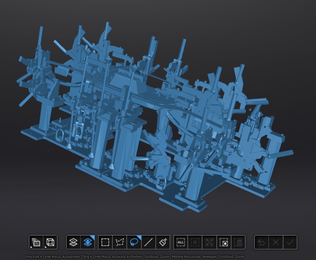 3D Scan einer Schweissvorrichtung