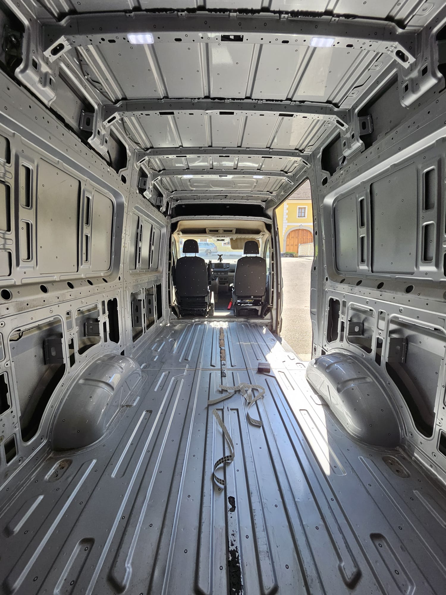 3D Scan eines VW Crafter Innenraums